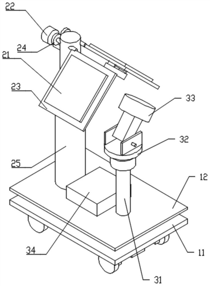 Real scene modeling data acquisition device and method based on historical blocks