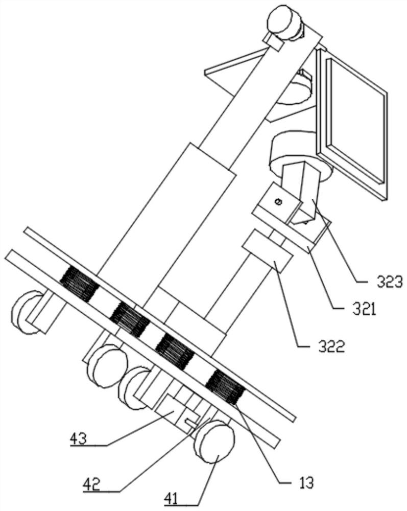 Real scene modeling data acquisition device and method based on historical blocks