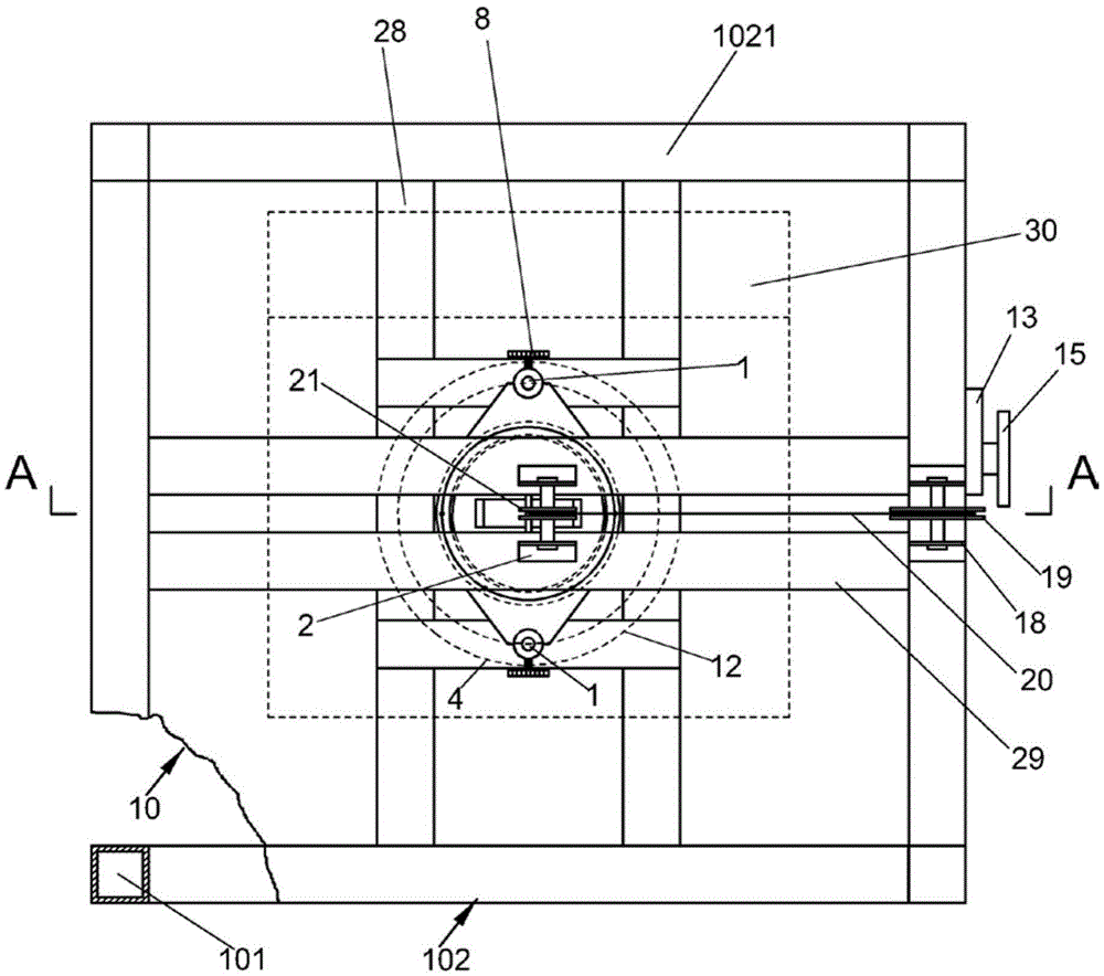 Washing machine cover impact test device