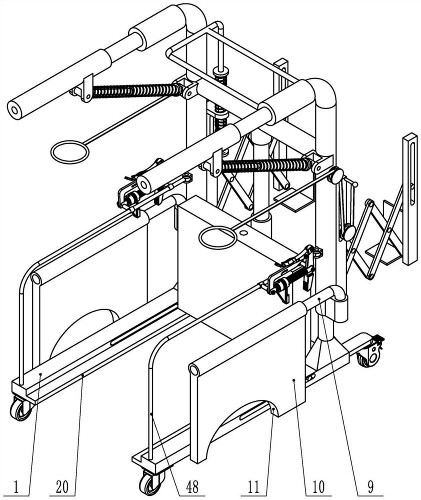 Cardiovascular and cerebrovascular rehabilitation training instrument