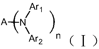 Symmetrically-substituted aromatic amine compound and application in OLED device