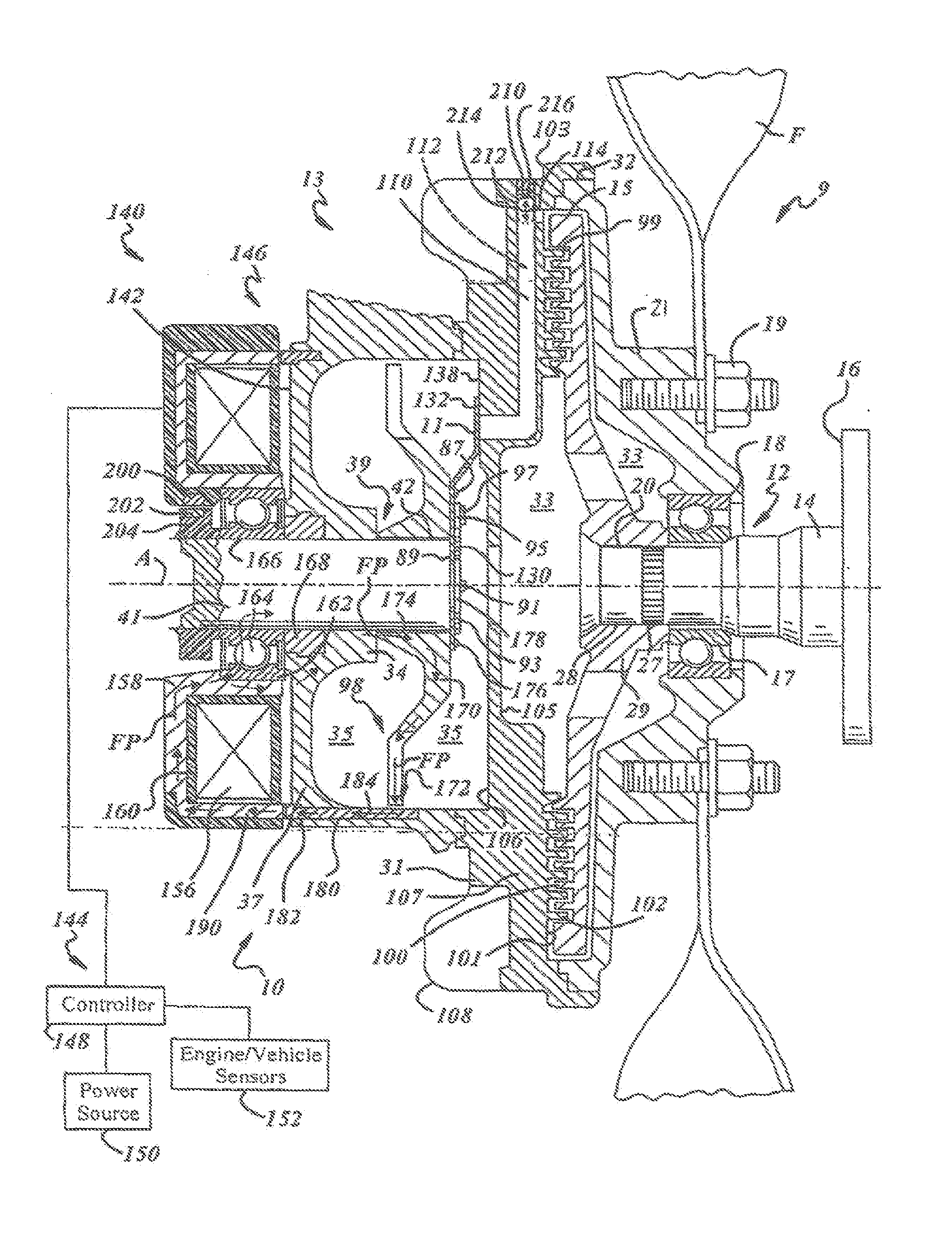 Viscous fan drive systems having fill and scavenge control