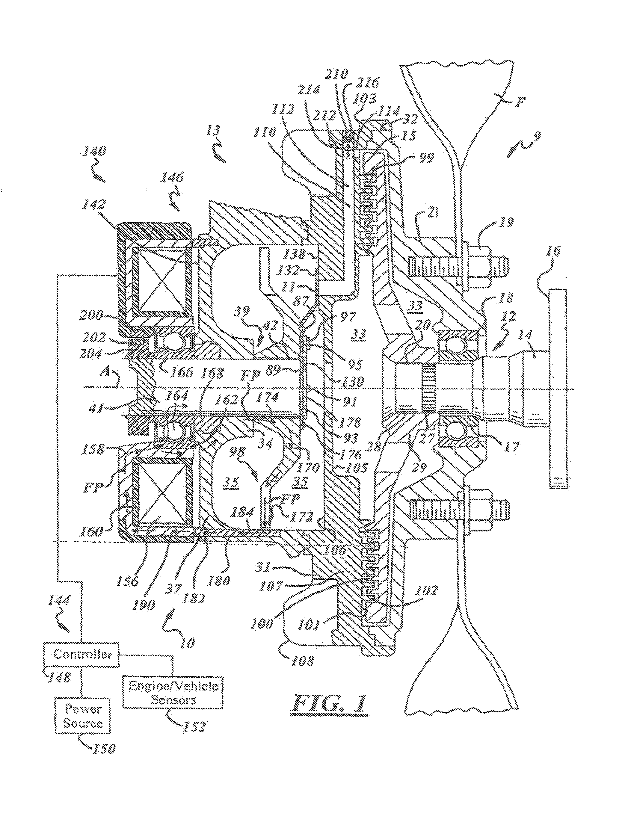 Viscous fan drive systems having fill and scavenge control