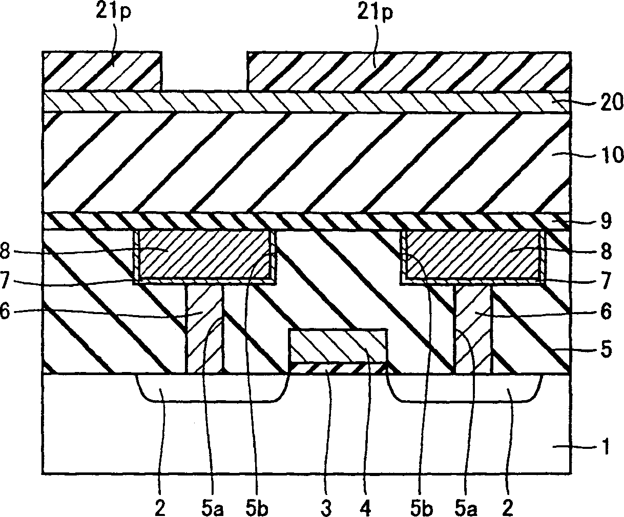 Mfg. method of semiconductor device with opening portion