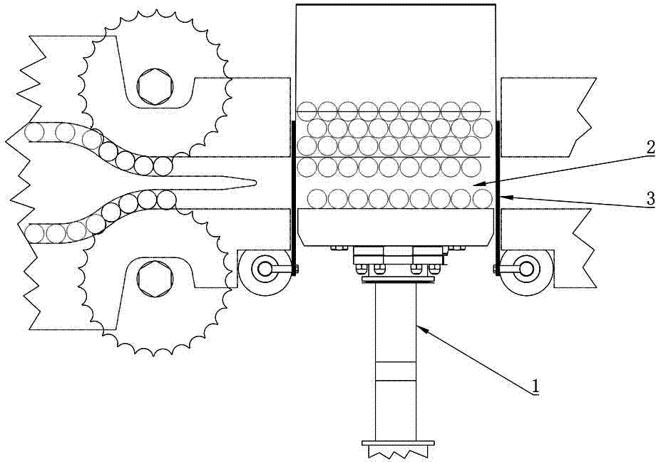 Feed guide device and method of freeze dryer