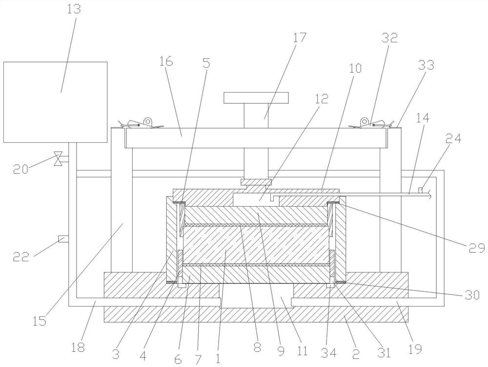 Determination method for collapsible soil, soluble collapsible soil or composite soil