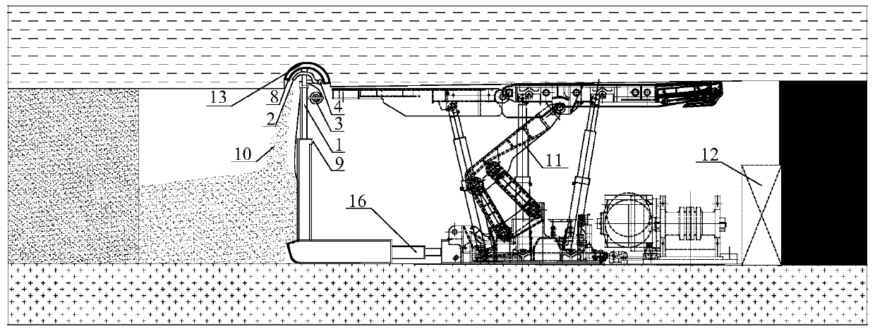 A kind of cemented filling equipment and method for fully mechanized ...