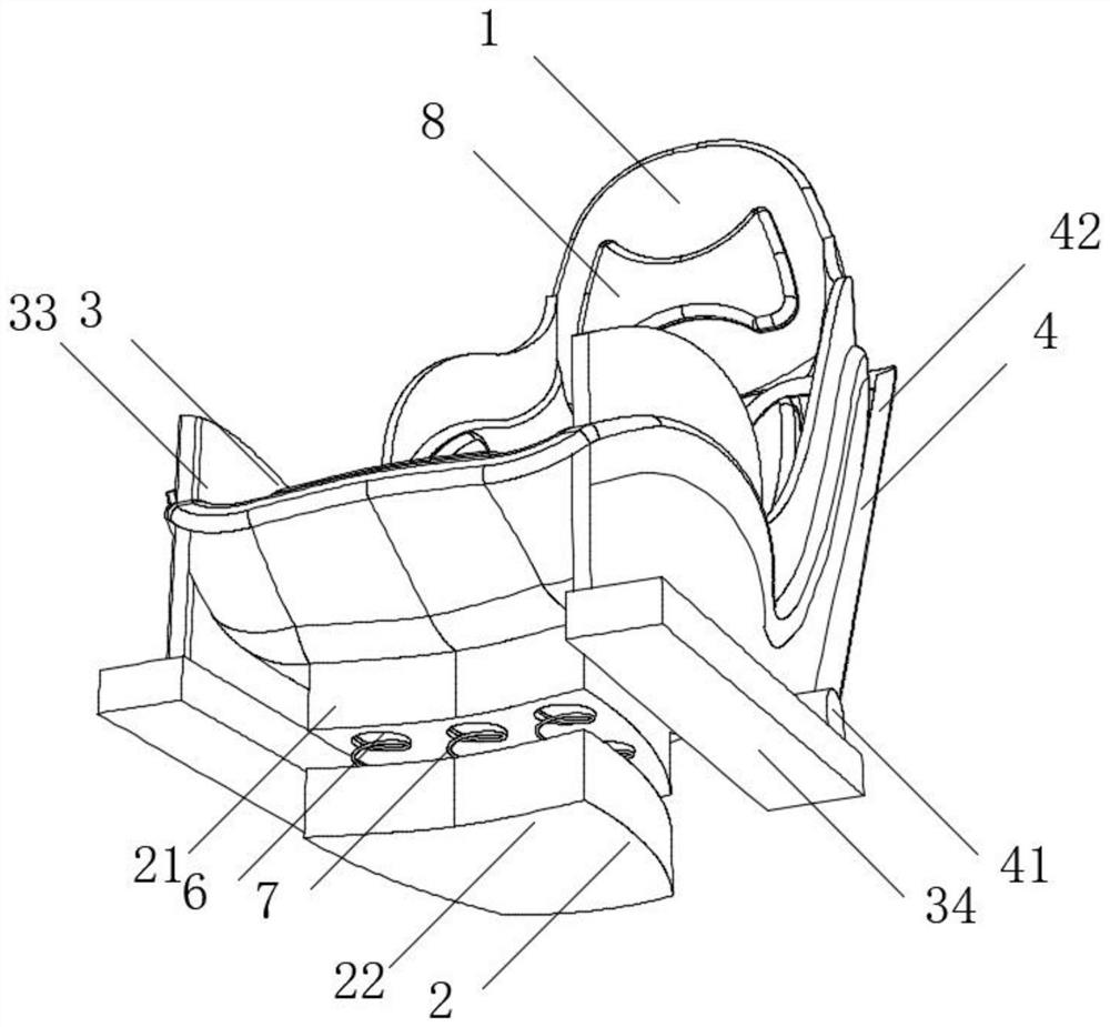 Automobile seat with anti-impact function