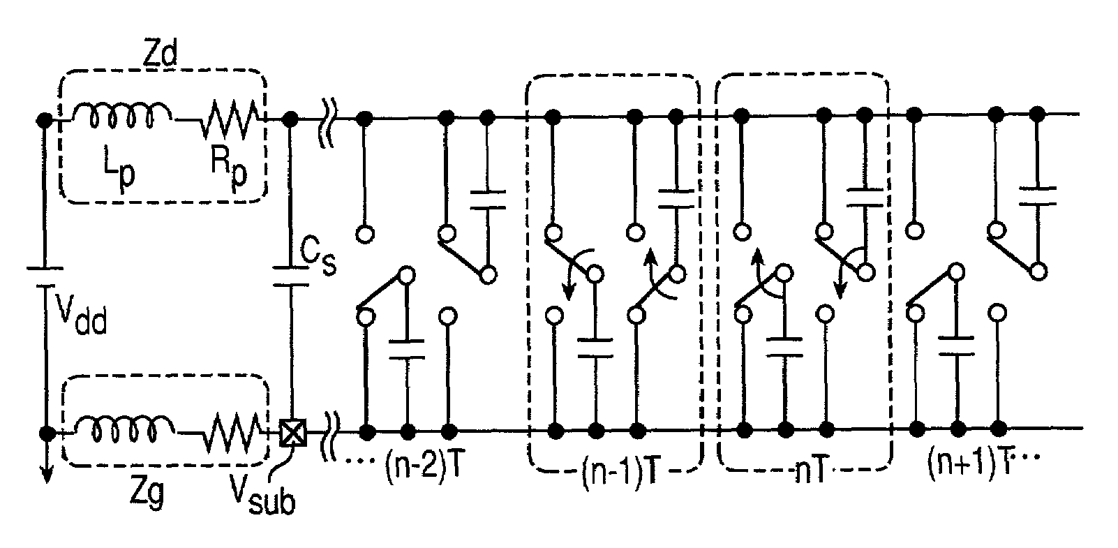 Method and apparatus for analyzing a source current waveform in a semiconductor integrated circuit