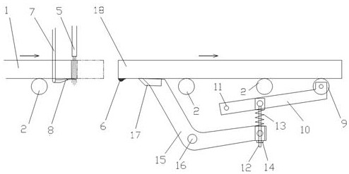 A device and method for online cleaning of continuous casting billets