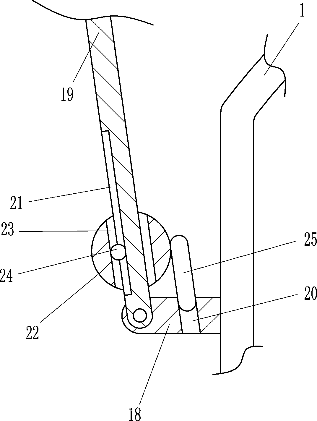 Disinfectant rotary type spraying device for nursing patients in infectious disease department