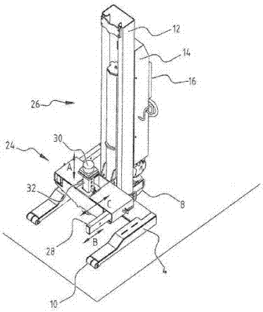 Multi-angle automobile lifting device and using method thereof