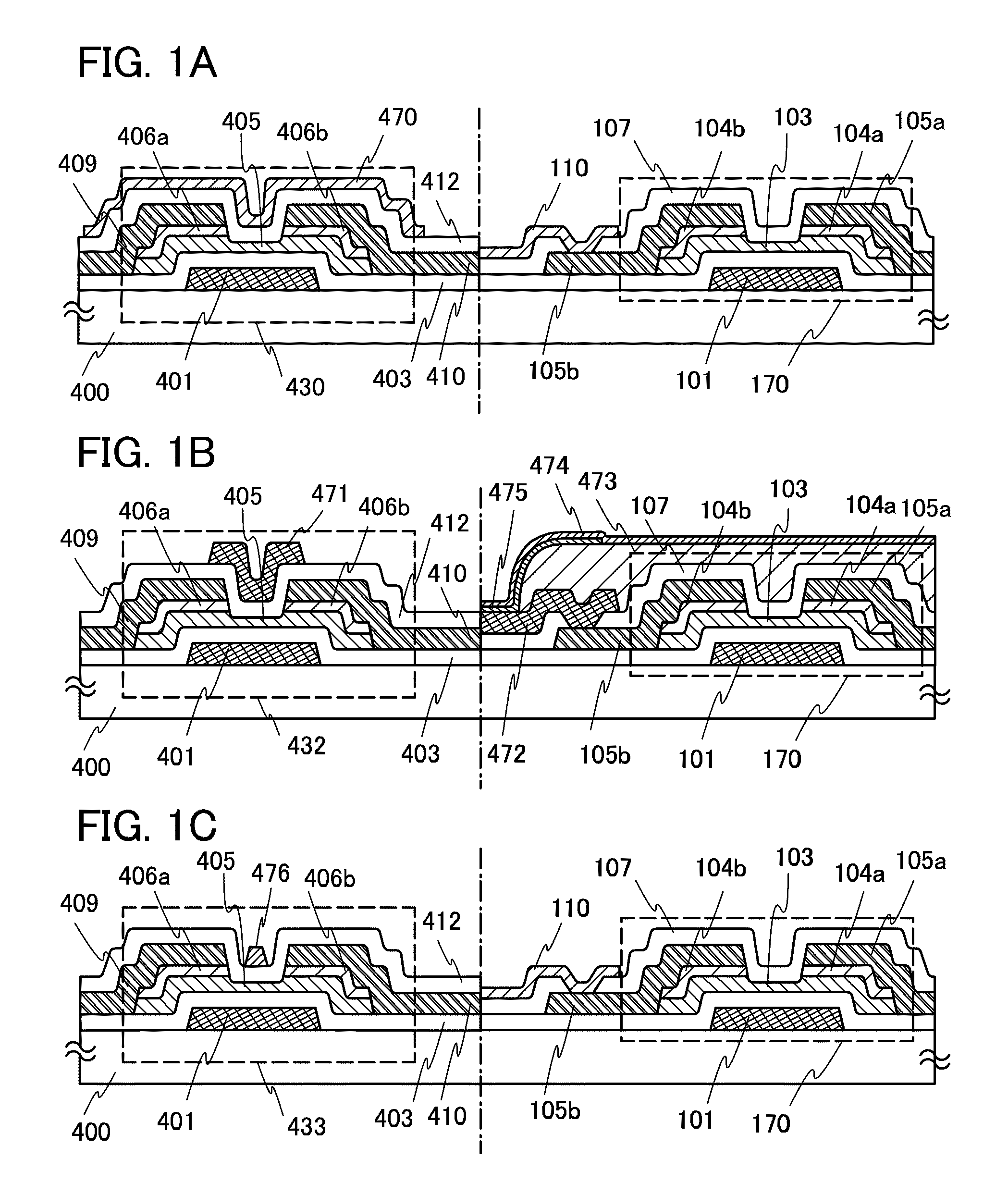 Thin film transistor with two gate electrodes