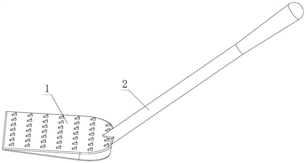 Anti-adhesion spatula based on thermal expansivity