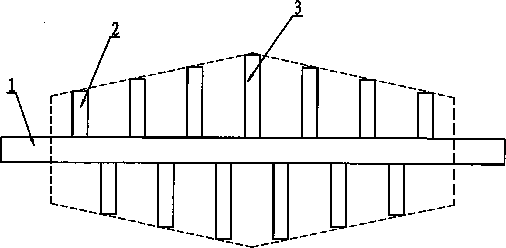 Rotary tillage cutter group of tea garden tiller