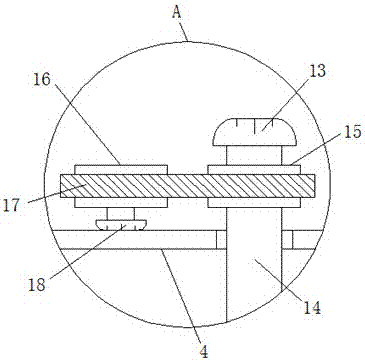 Air exhausting device for mechanical casting die