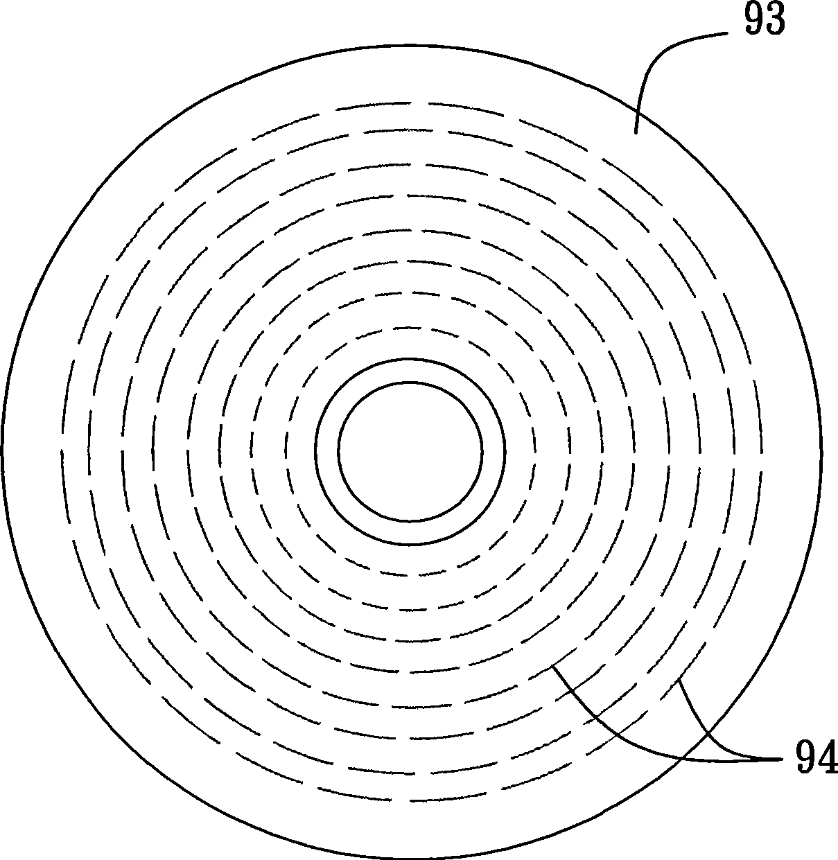 Gas-spreading device for aeration system