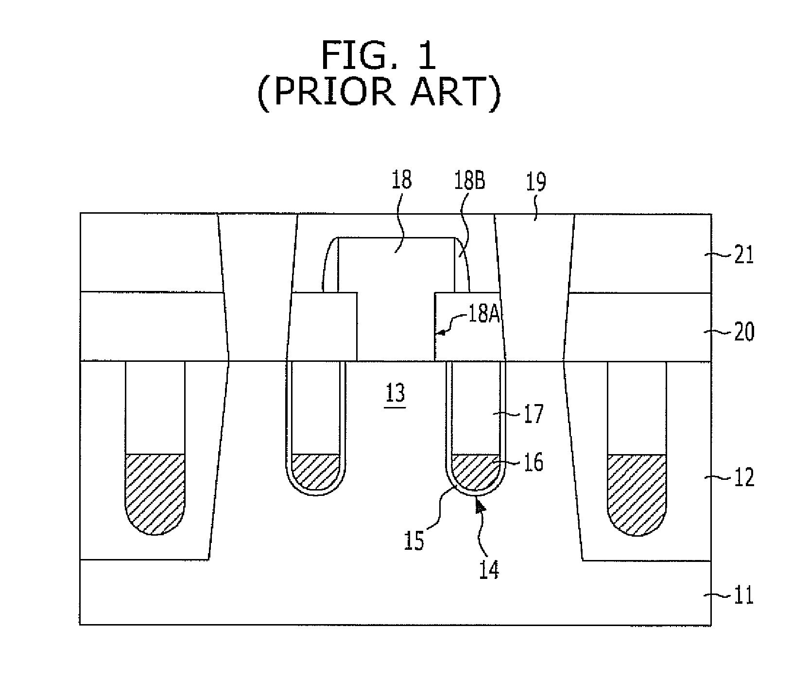 Semiconductor device with buried gates and buried bit lines and method for fabricating the same