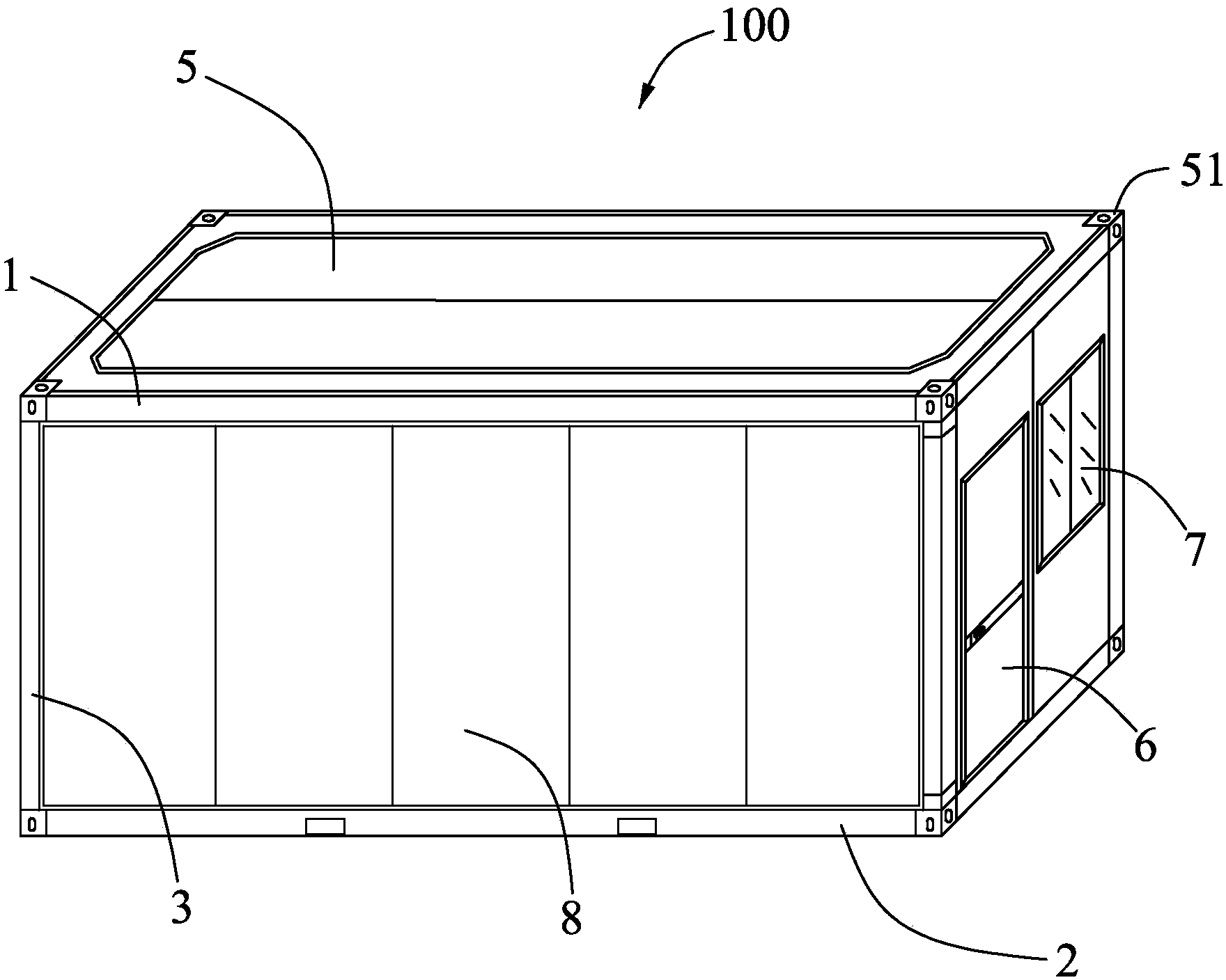 Spatial arrangement system for embedded prefabricated house