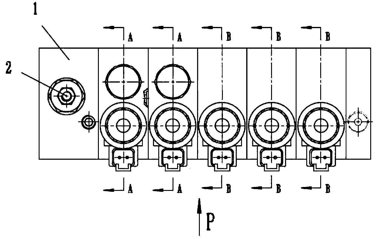 Internal-integration small-flow multifunctional control valve
