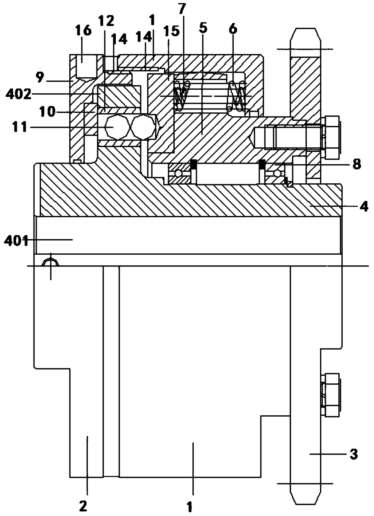 A clutch based on wind conveying system device
