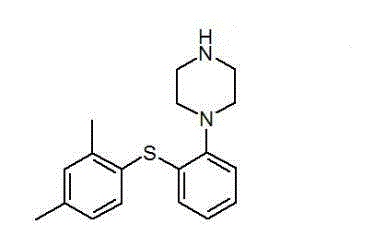 Vortioxetine pharmaceutical composition and preparation method thereof