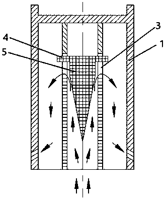 Self-variable-resistance blast cap