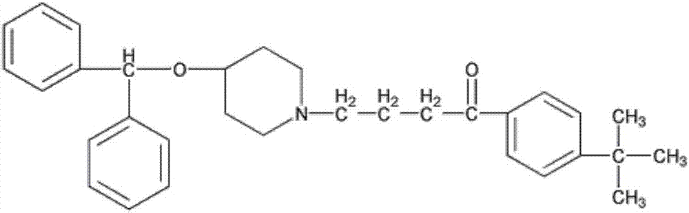 Pharmaceutical composition for treating urticaria and preparation method thereof