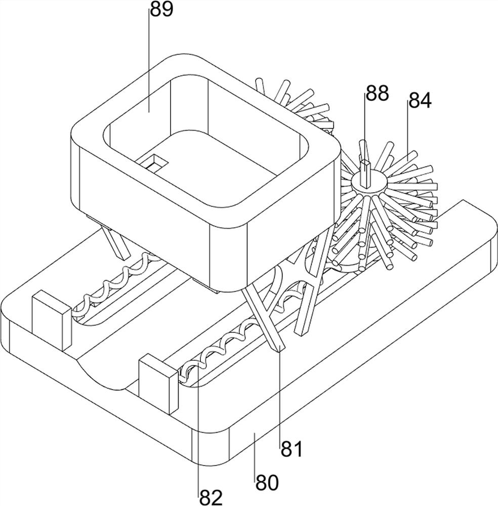 Equipment for grinding round bar wood cores