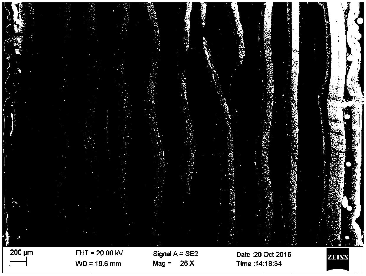 A kind of preparation method of ti/al/cf layered composite material