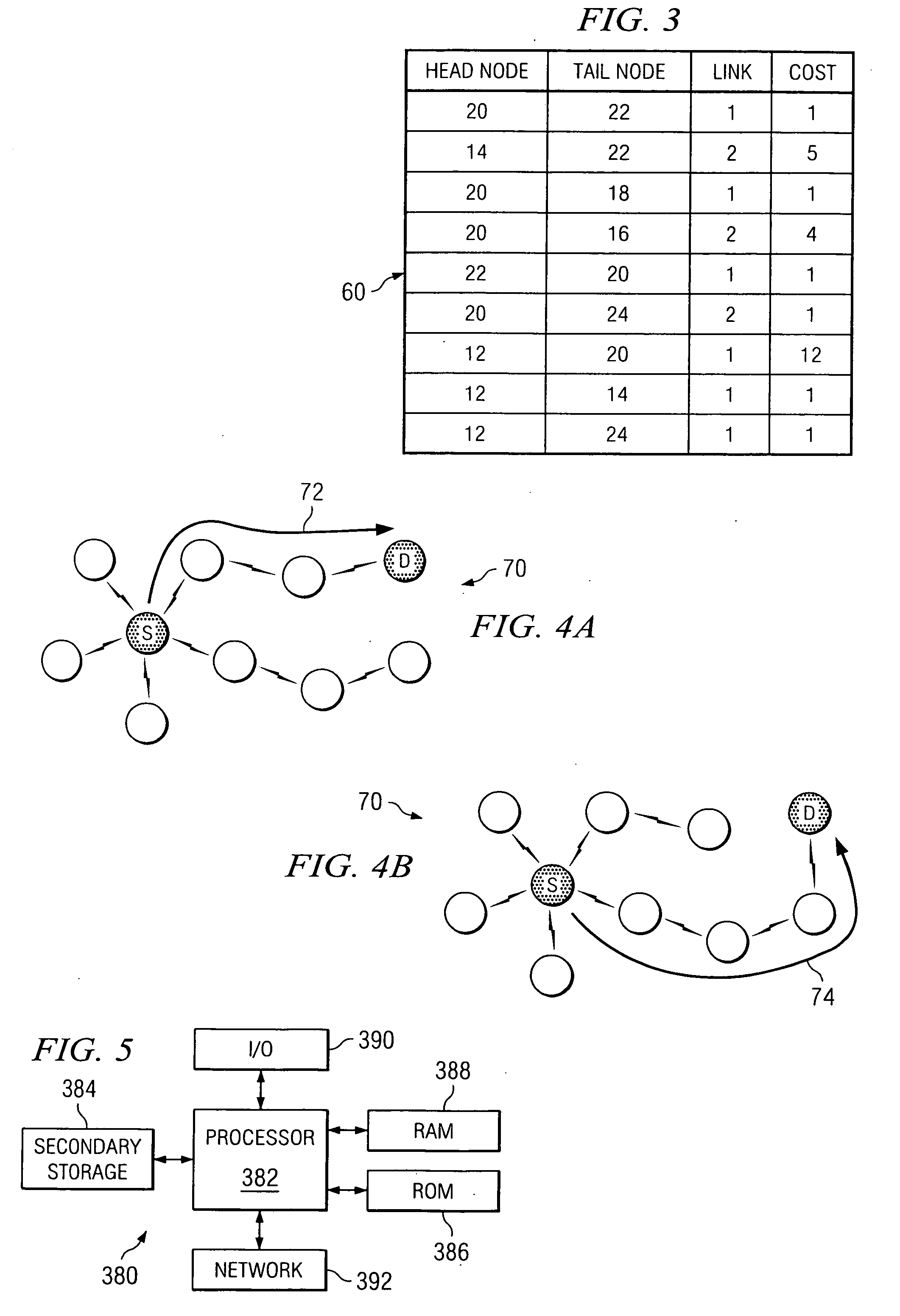 Quality of service aware robust link state routing for mesh networks