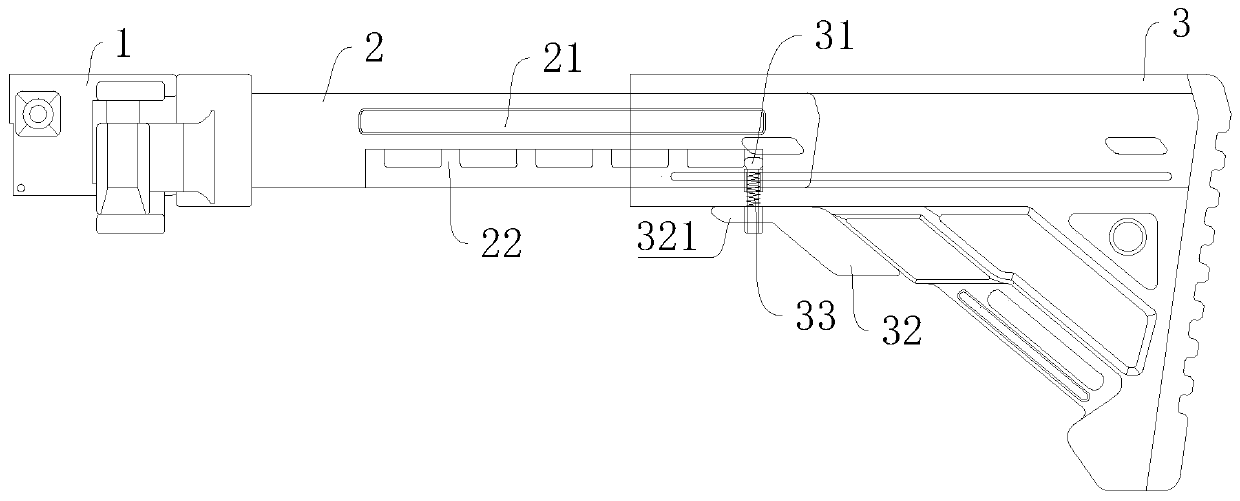 Tactical accessory improvement device and 79 type submachine gun with same