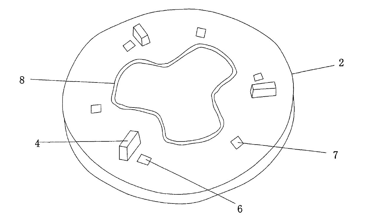 Controllable wheel-groove slow flow type water turbine/water pump