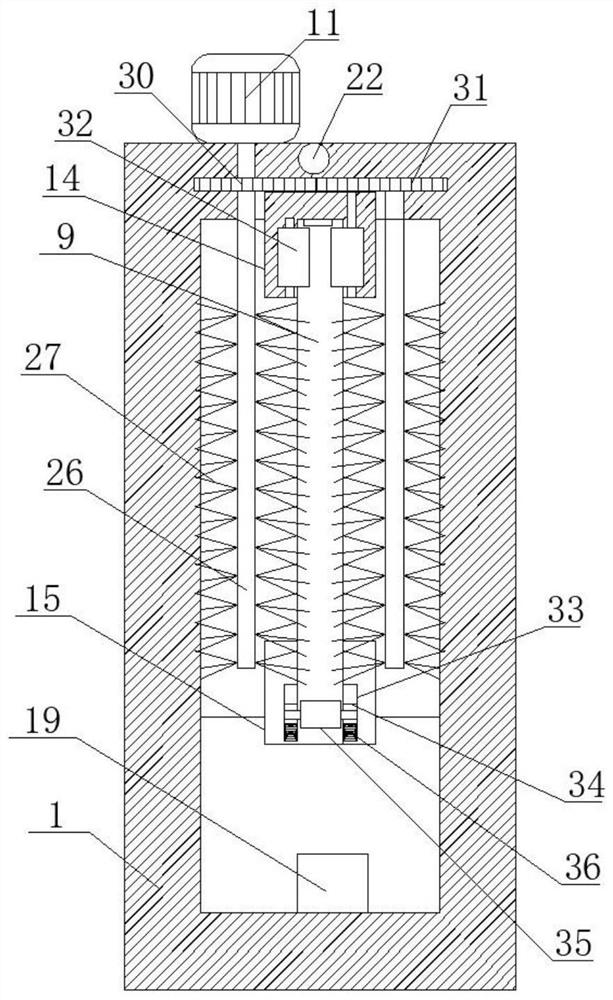 Cleaning device for magnesium alloy material surface treatment