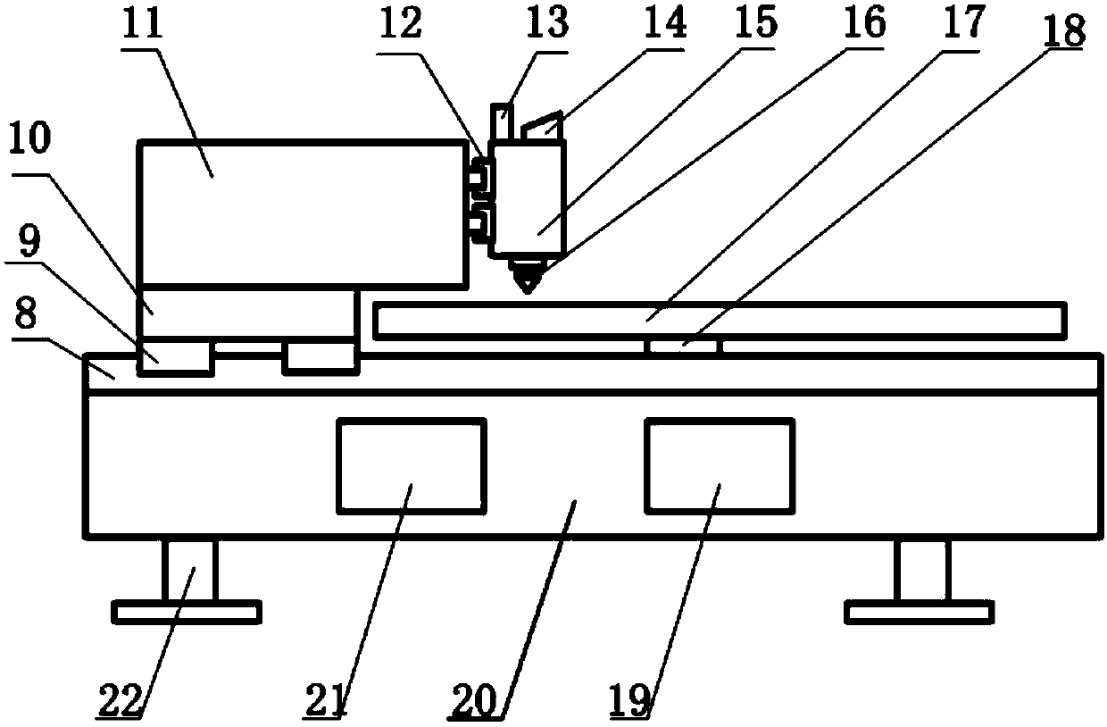 Laser cutting machine with automatic positioning function