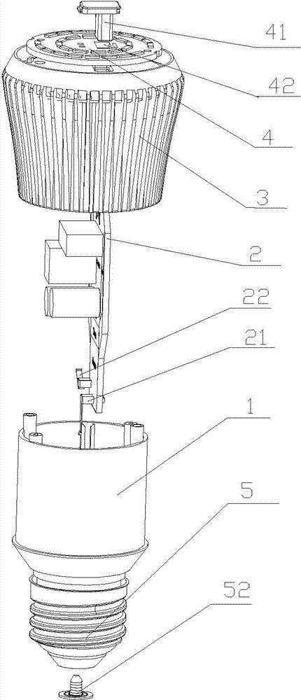 Assembly method for LED lamp
