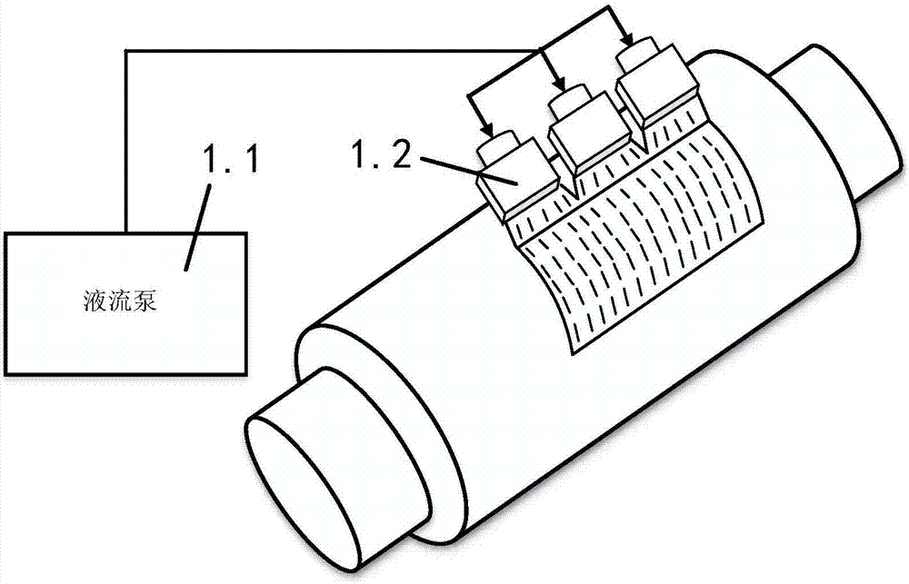 Machine vision detecting system for detecting defects of rolling roll grinding surface