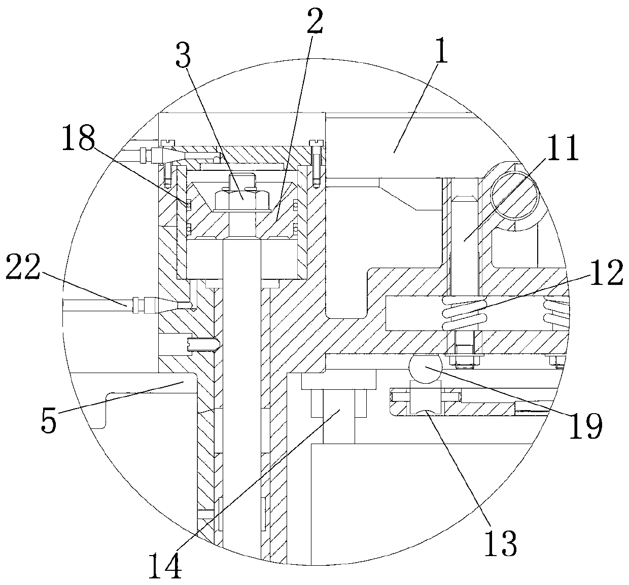 A clip-type fixture for internal medicine detection