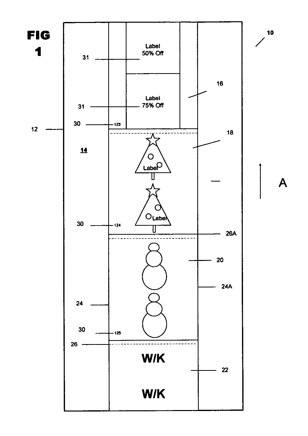 Continuous intermediate prime label pressure sensitive assembly