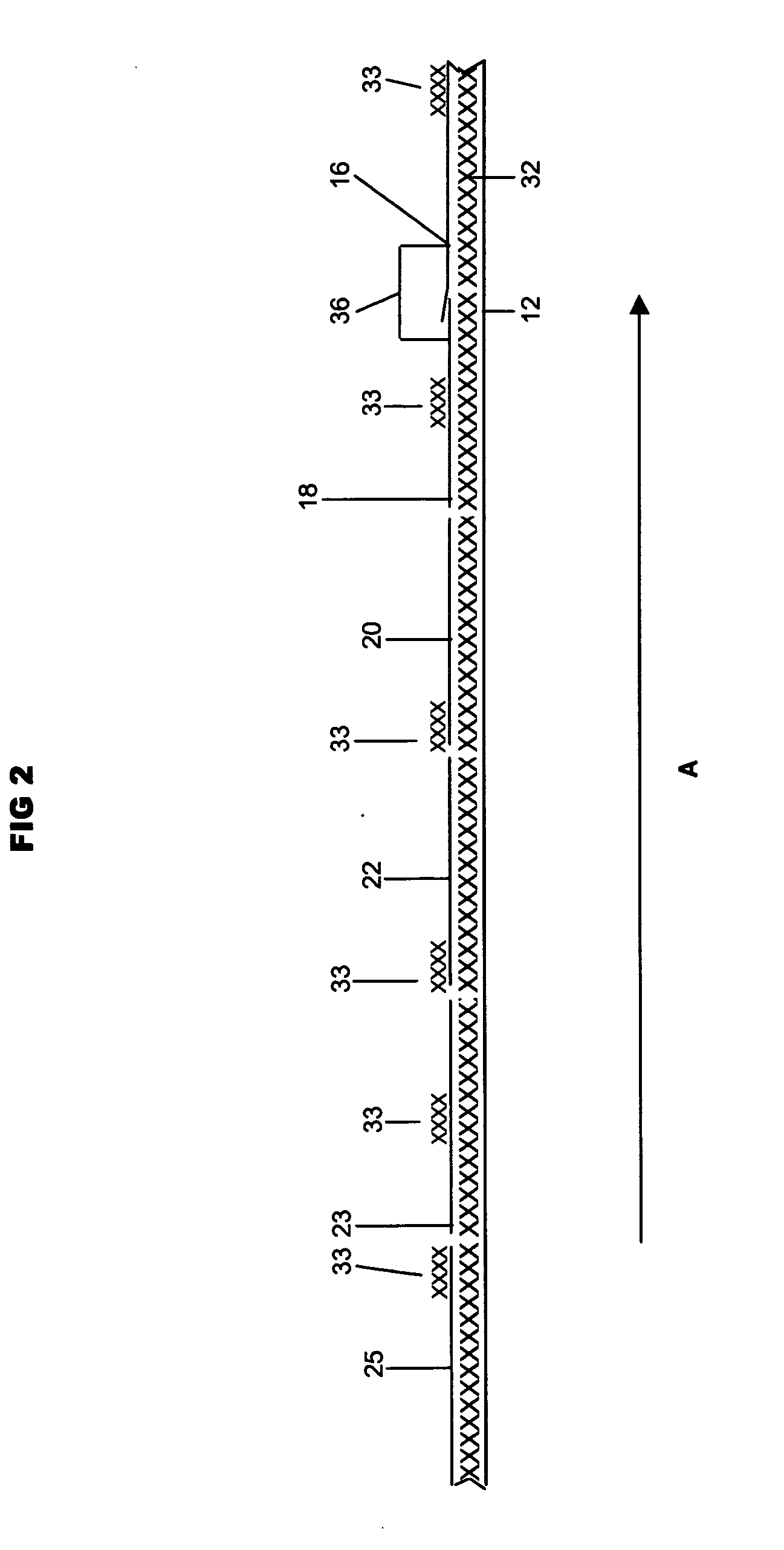 Continuous intermediate prime label pressure sensitive assembly