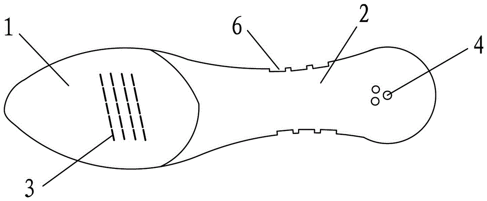 Plastic midsole of women's shoes and processing method thereof