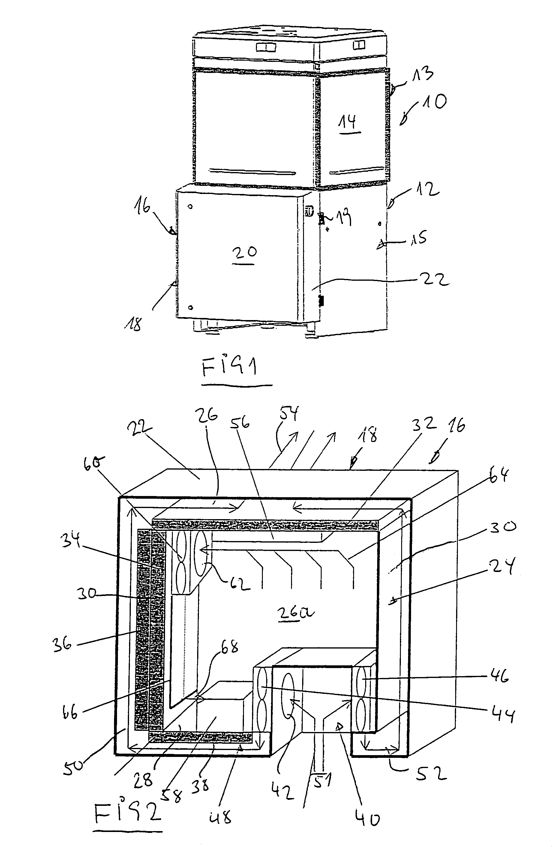 Switch cabinet for a tablet press
