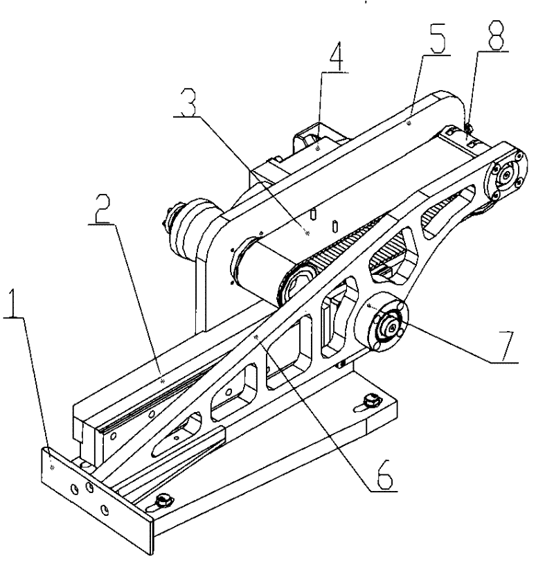 Slant push device and method for pushing off products of stacking machine