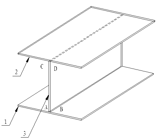 Reversed deformation treatment process before welding of H-shaped steel structures