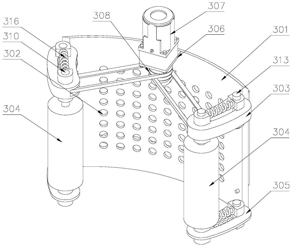 A high-voltage transmission line insulator porcelain bottle cleaning device