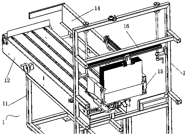 Novel high-speed box taking and box opening mechanism