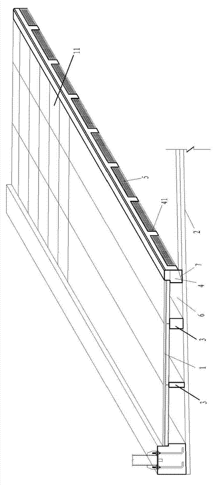 Drainage system for overhead bridge