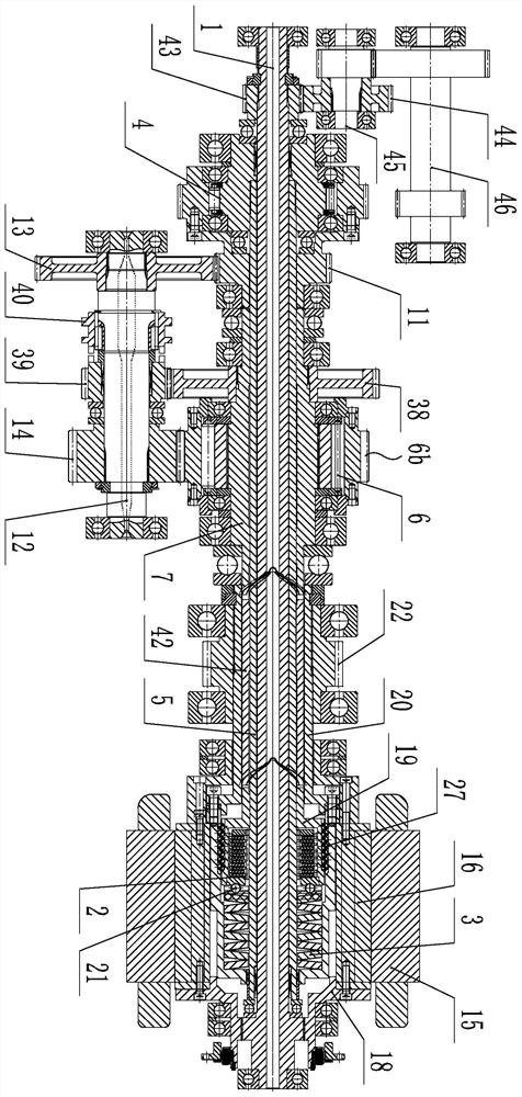 Central drive smart self-adaptive electric drive system