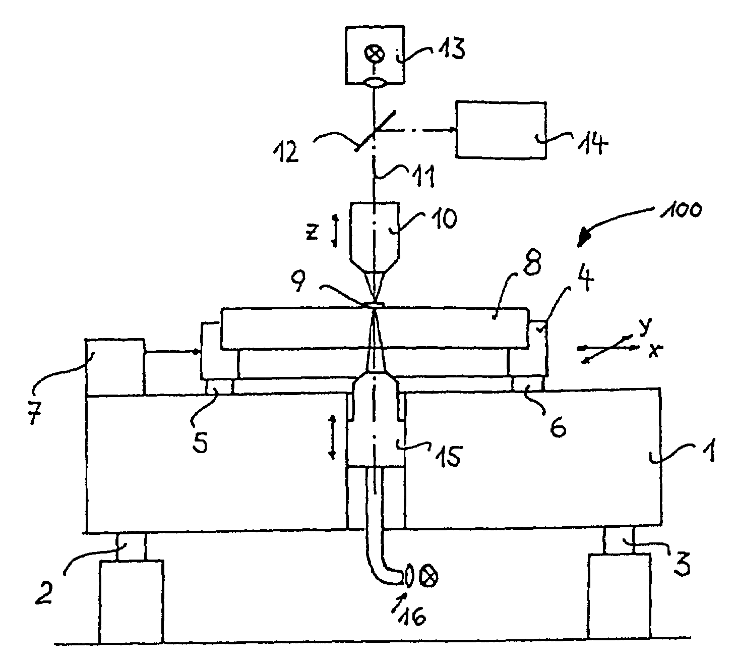 Substrate holder, and use of the substrate holder in a highly accurate measuring instrument