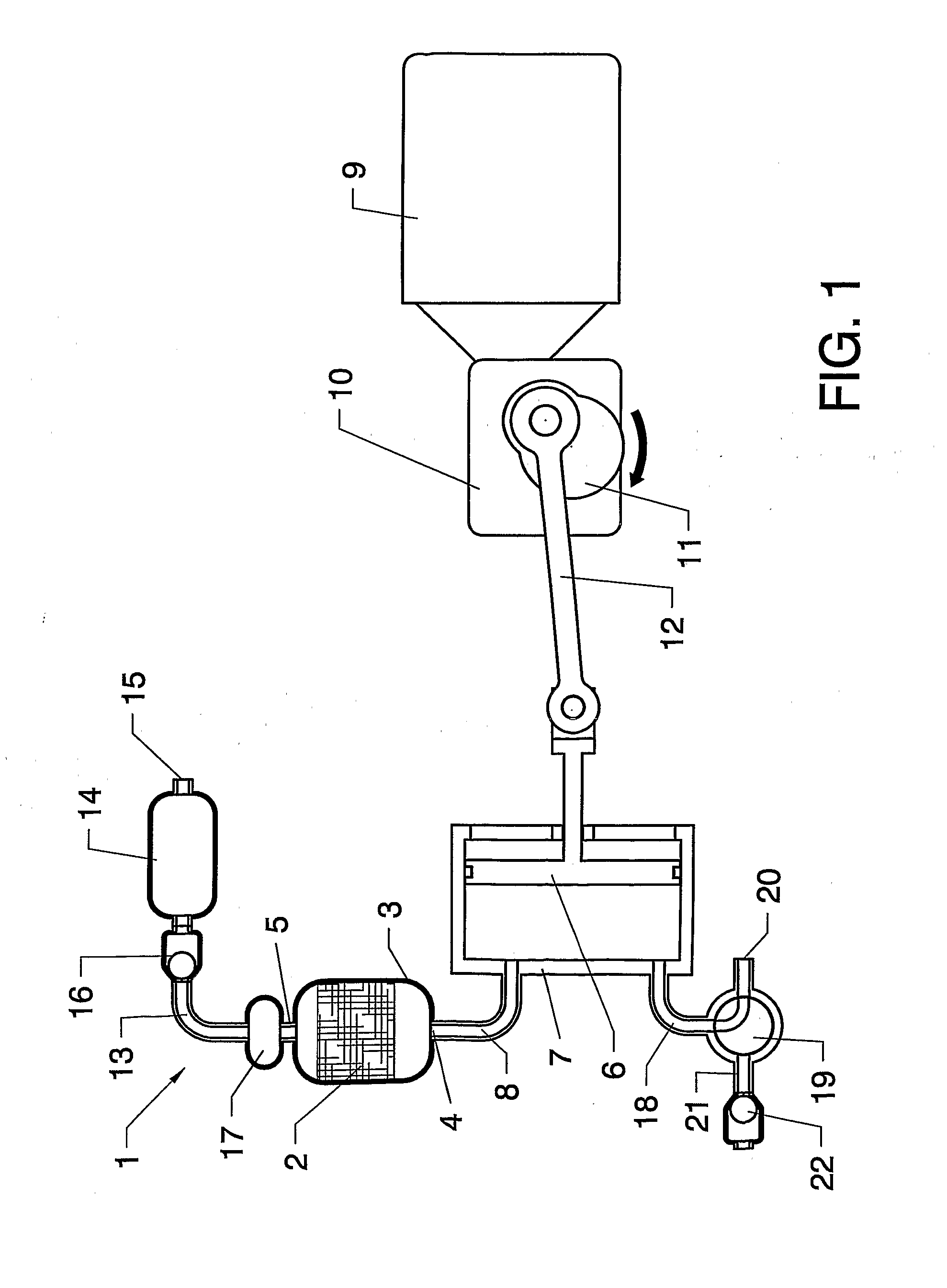 Vacuum pressure swing absorption system and method